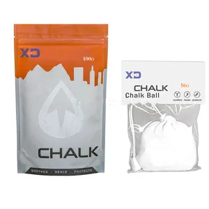 Hot Selling 56g Magnesium Chalk Balls Anti-Slip Refillable Sports Chalk Balls for Rock Climbing