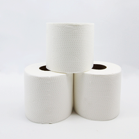 Rouleaux de papier toilette doux personnalisés à prix abordable, lot de 24 rouleaux, vente chaude, en pâte de bambou/pâte de bois/pâte mixte, 2/3/4 plis