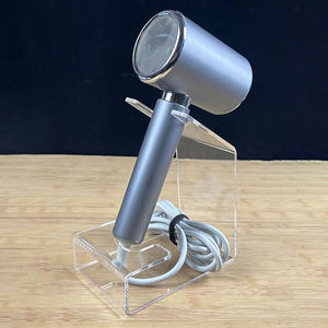 Pengering rambut transparan akrilik rak tampilan pameran Supermarket rak promosi produk dibuat plastik penggunaan penyimpanan kaca fleksibel - Product Image 4