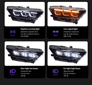Ensemble <span class=keywords><strong>de</strong></span> phares <span class=keywords><strong>de</strong></span> remplacement pour <span class=keywords><strong>Mustang</strong></span> 2015-2017, <span class=keywords><strong>feux</strong></span> <span class=keywords><strong>de</strong></span> <span class=keywords><strong>jour</strong></span> <span class=keywords><strong>LED</strong></span> modifiés, clignotants dynamiques, 12 V 55 W - Product Image 3