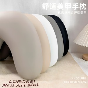 หมอนรองมือทำเล็บหนัง PU รูปตัว U ที่วางแขนแบบถอดได้ รองรับข้อมือตามหลักสรีรศาสตร์ สำหรับร้านทำเล็บและใช้ในบ้าน - Product Image 2
