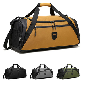 Sac polochon de luxe personnalisé avec compartiment à chaussures Nouveau design Bagage de voyage étanche pour le sport et le fitness - Product Image 5