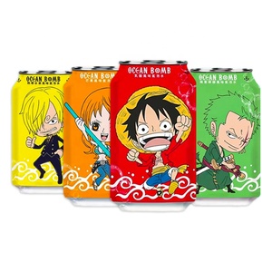 Prix de gros à prix réduits 330ml Ocean Bomb Taiwan One Piece Boissons exotiques Soda Boissons gazeuses - Product Image 1