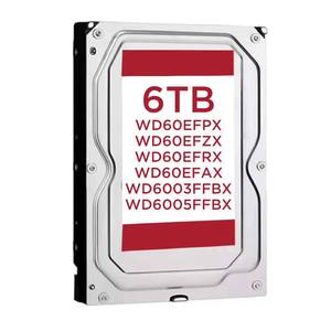 Disco Duro Interno SATA CMR NAS de 6 TB y 3.5 Pulgadas, 5640 RPM, 128 MB de Caché, WD60EFPX WD60EFZX WD60EFRX WD60EFAX WD6003FFBX WD6005FFBX - Product Image 1