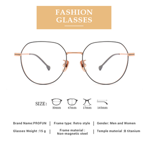 Kính mắt thời trang nam nữ bán buôn, gọng titan sáng bóng nhiều màu sắc - Product Image 3