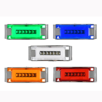 Feu de position latéral LED 12V-24V pour camion, clignotant de sécurité, feu de gabarit, feux latéraux toujours allumés, feu stroboscopique