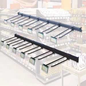 Retail Display Accessories Supermarket Slatwall Hook with Over Arm <b>Chrome</b> Plated - Product Image 1