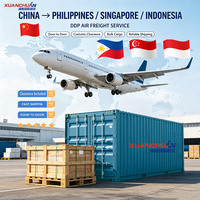 Agent maritime pour ID/PH/SG, fret aérien porte-à-porte de Chine vers les Philippines, l'Indonésie, Singapour en conditions DDP