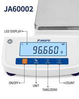 JINGFEI JA60002 High Precision 0.01g Accuracy 6000g Capacity Plastic Manual Calibration Scale