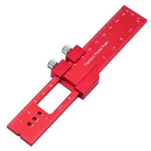 3Pcs 16/20/30 pouces Règle de poche de précision Règle à glissière en métal Règle à tracer en pouce et métrique de type T Règle carrée en T Track - Product Image 3