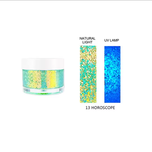 Gel Pailleté Camé<span class=keywords><strong>l</strong></span>éon Réfléchissant UV pour Maquillage <span class=keywords><strong>de</strong></span> Cé<span class=keywords><strong>l</strong></span>ébration, <span class=keywords><strong>Ombre</strong></span> à Paupières Néon, <span class=keywords><strong>Marque</strong></span> Privée, Logo Personnalisé, Festif, Haute Brillance, Minéral - Product Image 6
