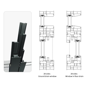 Tùy chỉnh nhôm khung cửa sổ hồ sơ cửa sổ Chất lượng cao bị hỏng cầu hợp kim nhôm cho cửa sổ và cửa hồ sơ - Product Image 5