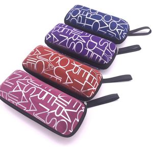 Étui à lunettes Xinpeng EVA, multicolores, imprimé lettres, fermeture éclair, pour lunettes de soleil et lunettes de vue - Product Image 3