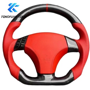 Volante de Fibra de Carbono con Fondo Plano Forjado a Medida para <span class=keywords><strong>Mazda</strong></span> 3 <span class=keywords><strong>6</strong></span> 5 8 CX7 RX8 CX5 RX7 MX5 CX90 2003 2010 2012 2015 - Product Image 4