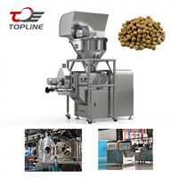 Machine de production d'aliments pour chiens pressés à froid pour friandises et croquettes de formes variées avec service clé en main d'usine de pressage à froid
