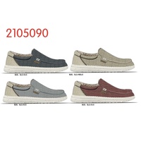 Chaussures décontractées pour hommes, design tendance en maille respirante et toile - Mocassins et espadrilles, printemps, antidérapantes et légères
