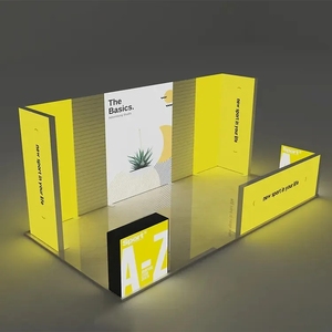 Jiongchang thiết kế miễn phí Backlit gian hàng triển lãm hiển thị thương mại di động hiển thị Backdrop <span class=keywords><strong>LED</strong></span> l-hình góc EXPO seg hộp Đèn - Product Image 5