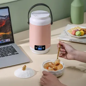 NEW 700ML Multifunctional Electric Kettle Heating Milk Cooking Pot Home  Travel Portable Kettle Hot Water Cup Stew Thermal