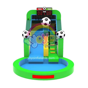 Toboggan aquatique gonflable tropical sec et humide avec trampoline, aire de jeux intérieure, location commerciale, directement de l'usine - Product Image 1