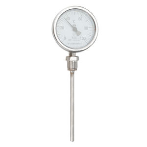 Termometer bimetal harga pabrik 0-100 ℃ termometer penggunaan industri Pointer untuk Boiler pipa <span class=keywords><strong>Oven</strong></span> - Product Image 2
