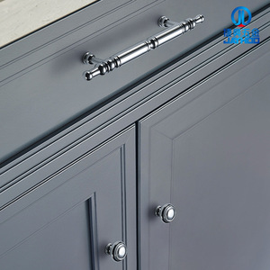 Poignées de meuble Jiehao en forme de barre, laiton chromé, design minimaliste pour armoires de cuisine et placards - Product Image 4