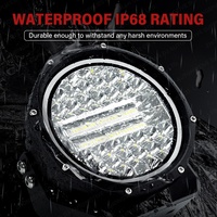 Phare de conduite LED ambre de 7 pouces avec DRL pour pare-chocs UTV Can-Am Maverick X3 Polaris RZR Pro Ranger Raptor Bronco tout-terrain 4x4