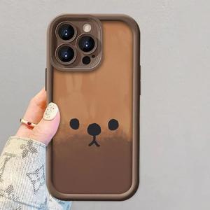 Nueva Funda Protectora para Teléfono con Diseño de Osito Lindo para iPhone 17 11 12 13 14 15 16 <span class=keywords><strong>Pro</strong></span> Max, Suave y Resistente a Impactos - Product Image 5