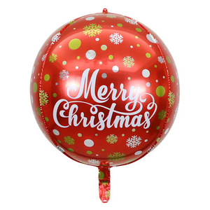 22 pollici 4d <span class=keywords><strong>buon</strong></span> <span class=keywords><strong>natale</strong></span> <span class=keywords><strong>Feliz</strong></span> <span class=keywords><strong>Navidad</strong></span> babbo <span class=keywords><strong>natale</strong></span> palloncini rotondi a forma quadrata Globos in lamina di elio per la decorazione natalizia - Product Image 3