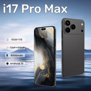 טלפון סלולרי חדש מקורי I17promax 5G מהירות-על מצלמה 108MP זיכרון גדול 16GB+1TB מסך OLED CDMA LTE - Product Image 5