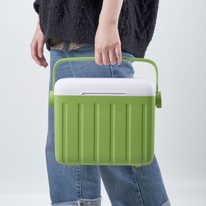 6L cứng nhựa băng mát Hộp logo Quà tặng khuyến mãi dã ngoại ngoài trời thanh nhỏ nhiệt mát hộp thực phẩm tươi lạnh hộp mát - Product Image 5