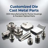 Pièces moulées sous pression en aluminium de précision OEM avec finition CNC et revêtement en poudre pour assemblages de moteurs industriels