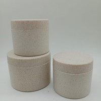 Emballage biodégradable écologique personnalisé de 250ml 300ml 500ml de paille de blé pour le vaporisateur de tube de lotion de bouteille de crème pour le visage