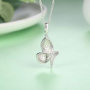 Conjuntos de joyería con colgante de mariposa para mujer, collar, cadena, pendientes, anillo, conjuntos de joyería de boda al por mayor - Product Image 3