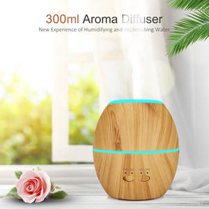 Difusor de Aroma con Acabado Madera, Mini Humidificador de 0.5L, Tipo Niebla, para Hogar/Escritorio, con Función de Temporizador, Acabado Madera Clara - Product Image 3