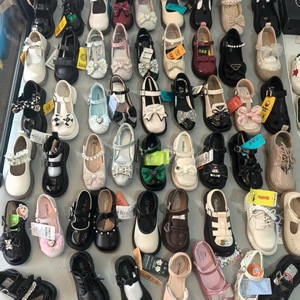 Zapatos Infantiles de Princesa con Lazo, Corte Bajo, Suaves y Transpirables, Antideslizantes, con Cierre de Velcro, para Primavera - Product Image 1