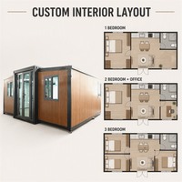 Maison conteneur extensible robuste et durable de haute qualité, fabricant vérifié CE ISO9001, maison modulaire préfabriquée, usine OEM ODM