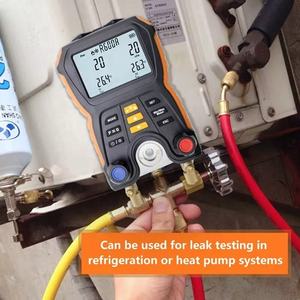 Vários refrigerantes Suit Recharge Kit Digital Ac Texto 557s Jaqueta Amarela <span class=keywords><strong>Manifold</strong></span> Gauge - Product Image 2