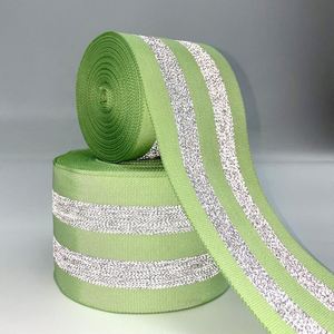 Polyester Reflective Stripes Reflect Woven Tape High Visible Reflective Safety <b>Webbing</b> Strap Luminous <b>Webbing</b> for Outdoor Work - Product Image 2