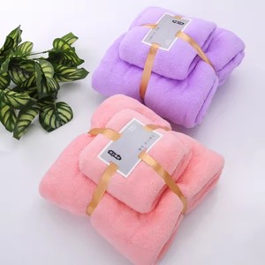Absorbent <b>Hair</b> Swimming Face Hand Bath <b>Towel</b> Sets <b>Microfibre</b> <b>Towels</b> Coral Fleece Bathroom <b>Towel</b> - Product Image 5
