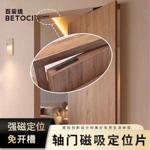 Betoci Axle Door Magnetic Positioning Plate POM Material Slot Free Hidden Door Hardware Accessory - Product Image 1