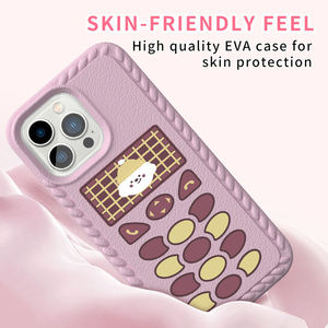 Funda Protectora para Teléfono Móvil con Diseño de Teclado Analógico Eva, Accesorios Lindos para iPhone Xr Xs 11 12 13 14 15 16 Pro Max para Chicas - Product Image 3