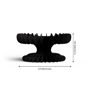 Black Gold Honeycomb Paper Dessert Stand Set Foldable Party Cake Serving Tray Reusable Eco-friendly Wedding Christmas <strong>Easter</strong> - Product Image 6