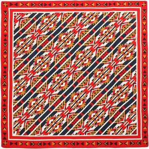 منديل رأس بنمط باندانا مطبوع مرتين، منديل قطني مخصص متعدد الاستخدامات بنقشة بيزلي - Product Image 5