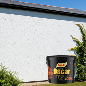 Peinture acrylique imperméable pour murs extérieurs Oscar Facade Silk Touch 10 kg - Product Image 1