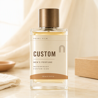Étiquettes cosmétiques pour flacons de parfum pour hommes, film perlé, étiquettes autocollantes imperméables, rouleau d'étiquettes d'emballage, autocollants brillants métalliques, fournisseur