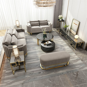 Ý da hiện đại <span class=keywords><strong>sofa</strong></span> Set thiết kế thời trang phòng khách đồ nội thất Bộ phòng khách sang trọng <span class=keywords><strong>sofa</strong></span> Set Đối với trang chủ - Product Image 1