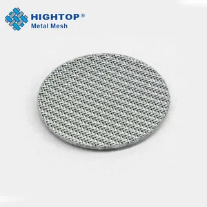 Disco de filtro de malha de aço inoxidável, 304 316l 1 2 5 10 20 30 40 50 100 150um sintered