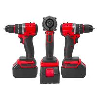 Perceuse à percussion électrique sans balais 21V 800W avec batterie Li-Ion rechargeable, vente en gros d'usine OEM