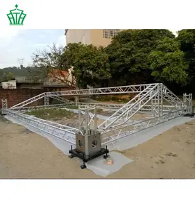 Özelleştirilebilir alüminyum çerçeve makas yapısı ve sahne ışıkları sergi kafes