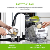 Extracteur de jus GDOR à rendement élevé pour fruits entiers avec 2 vitesses, machine centrifuge compacte anti-goutte